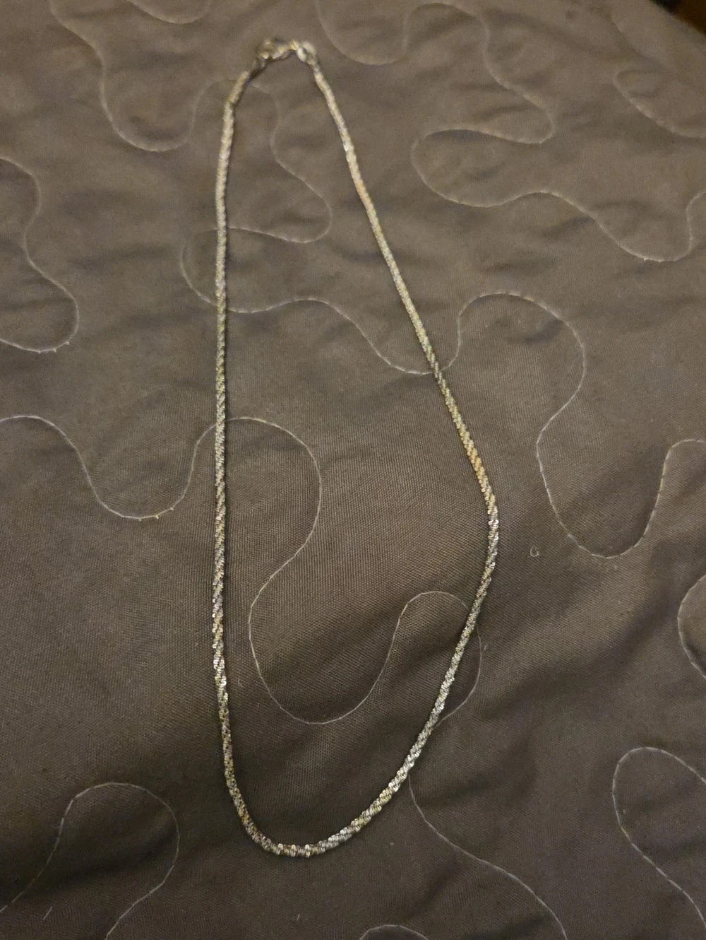 Silver-Tone Chain Necklace